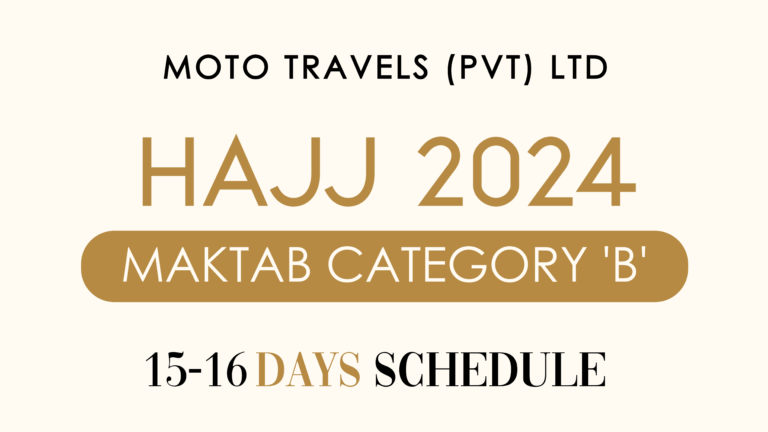 15-16 Days Hajj Package